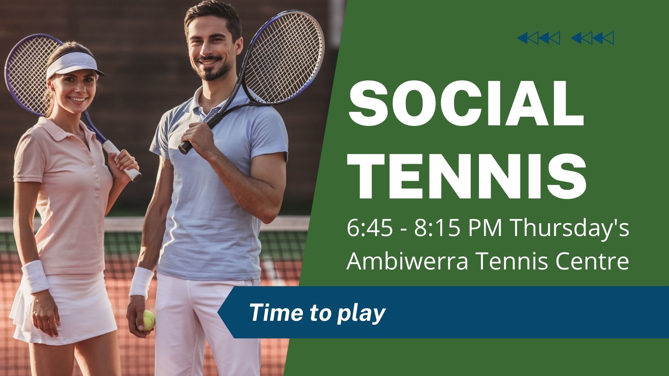 Social Tennis 645 815 pm